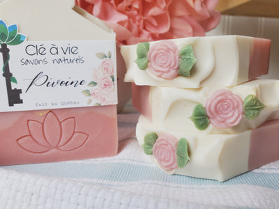 Savon pivoine