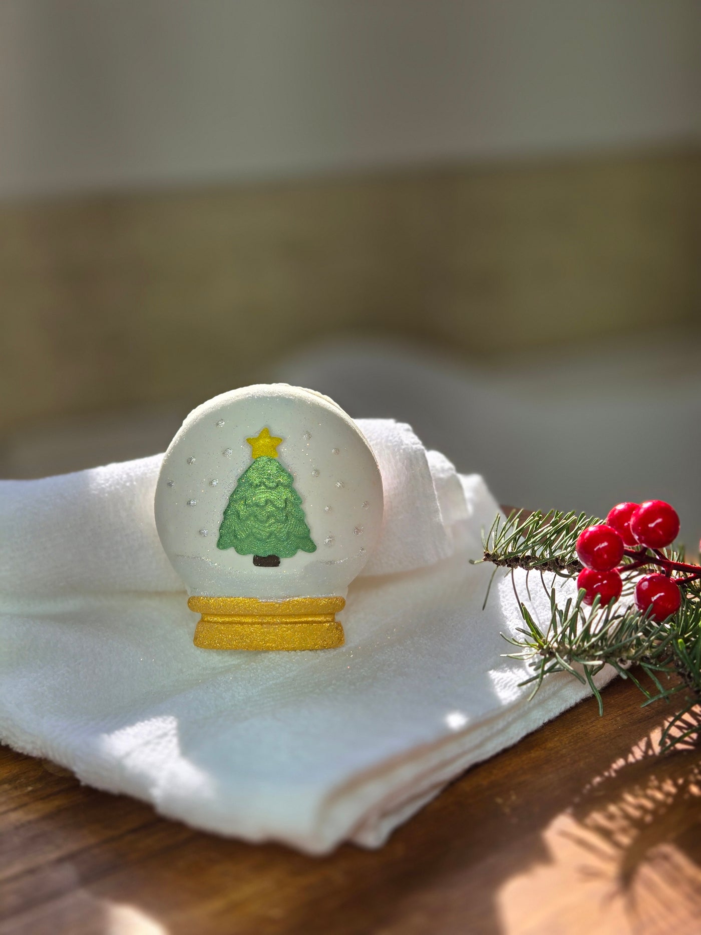 Boule à neige, bombe de bain fruité et sapiné