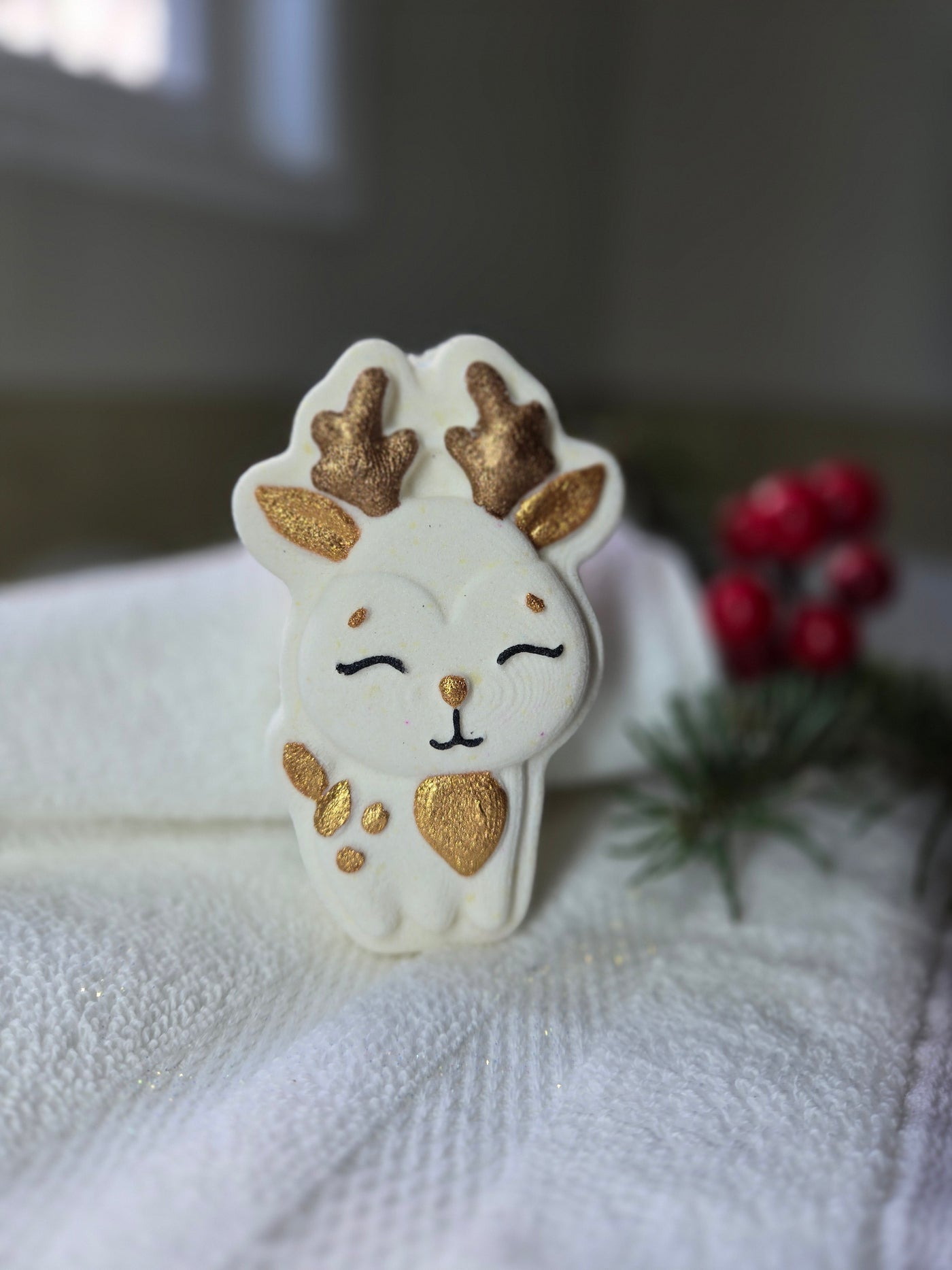 Jolie renne, bombe de bain