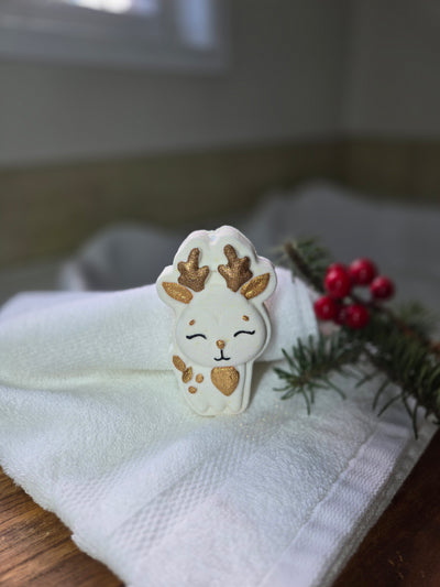 Jolie renne, bombe de bain