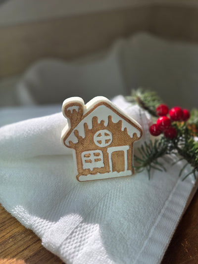 Maison pain d'épices, bombe de bain