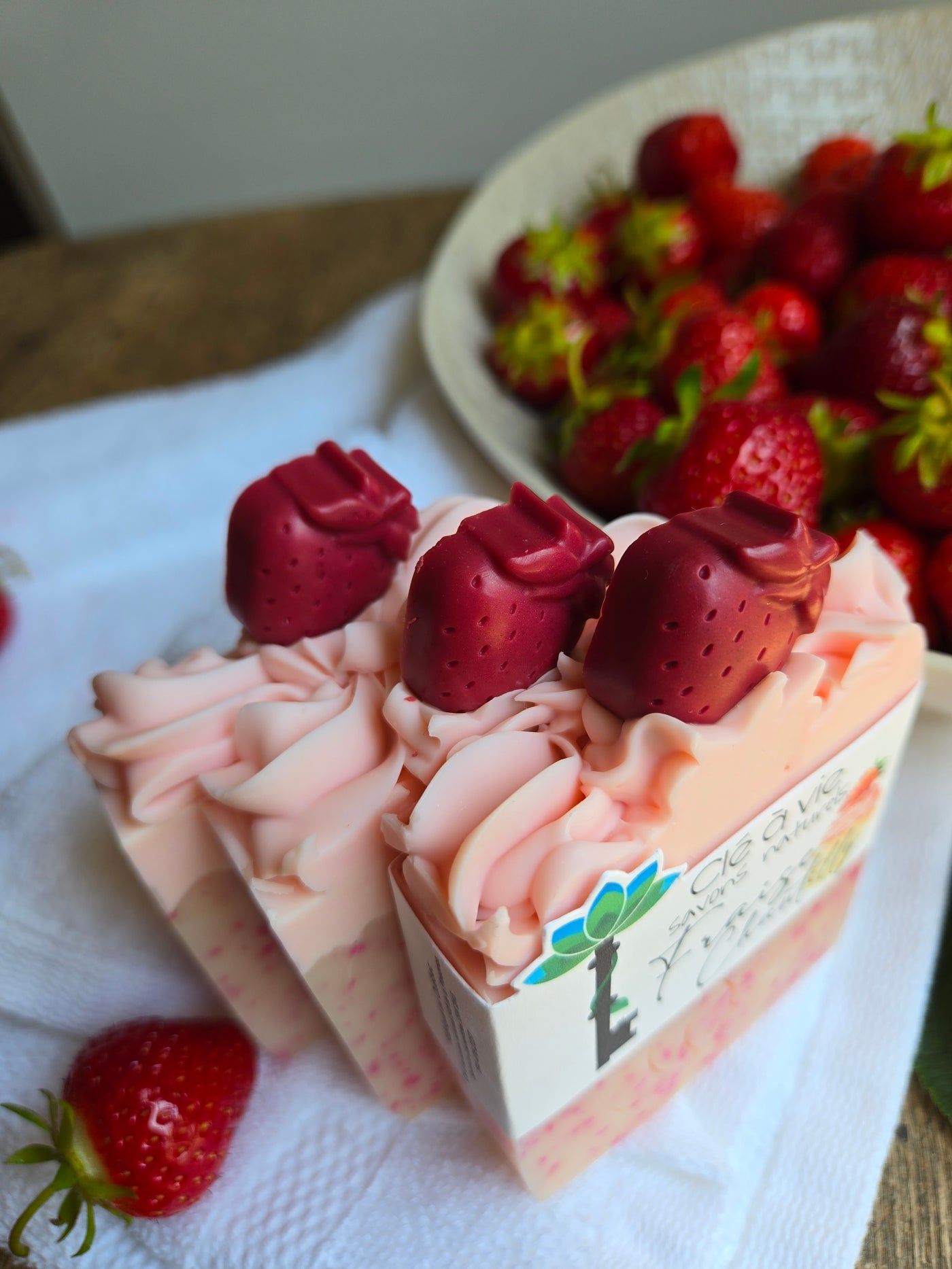 Savon Fraise Chantilly
