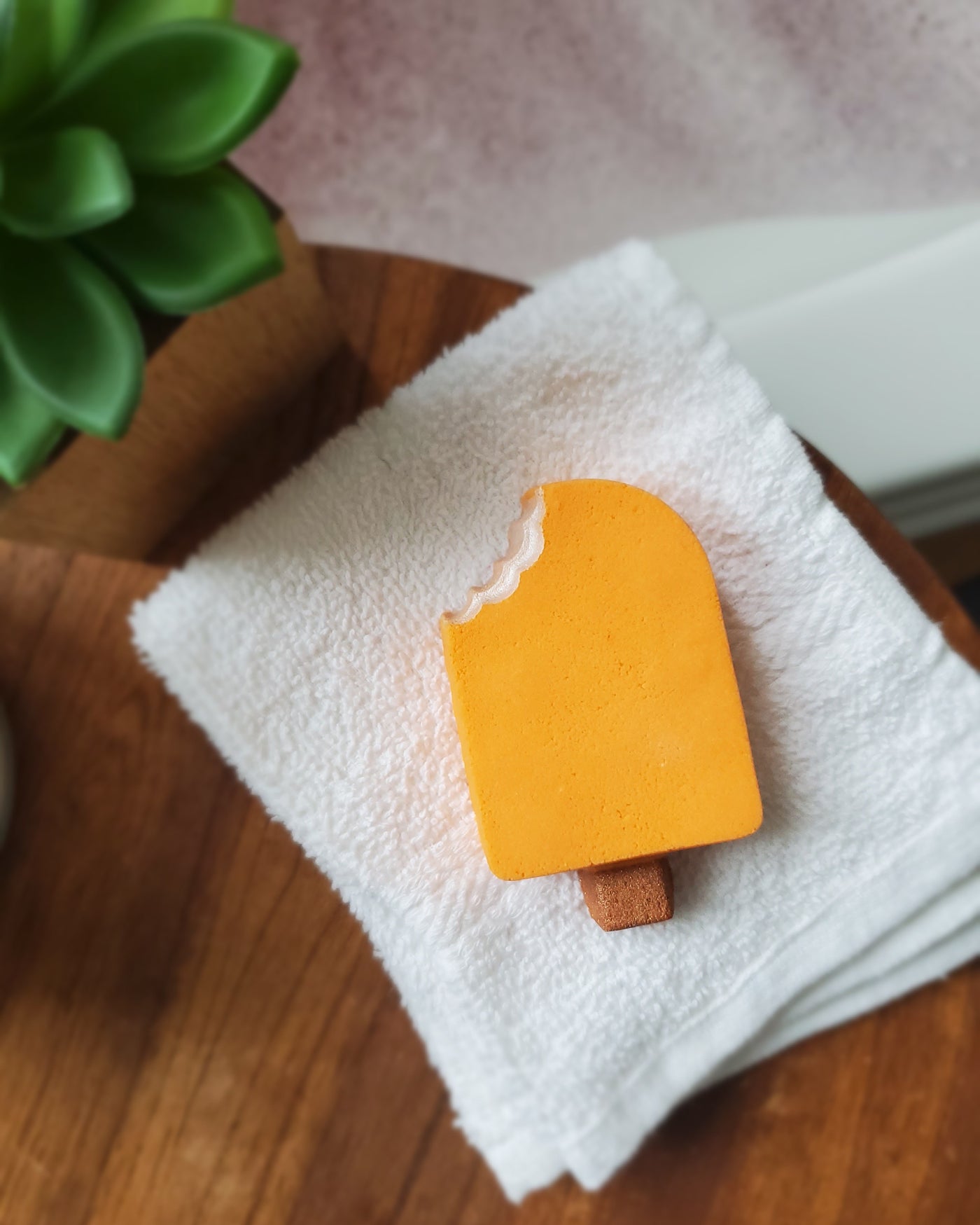 Bombe de bain crème à l'orange